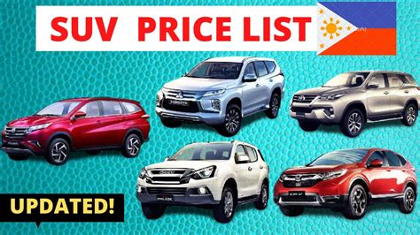 cheapest suv price philippines